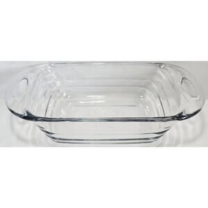 Baked by Fire King 5" x 9" 1.5 Quart Loaf Dish